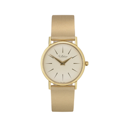Royal Marine Lady 30mm Gold plated beige